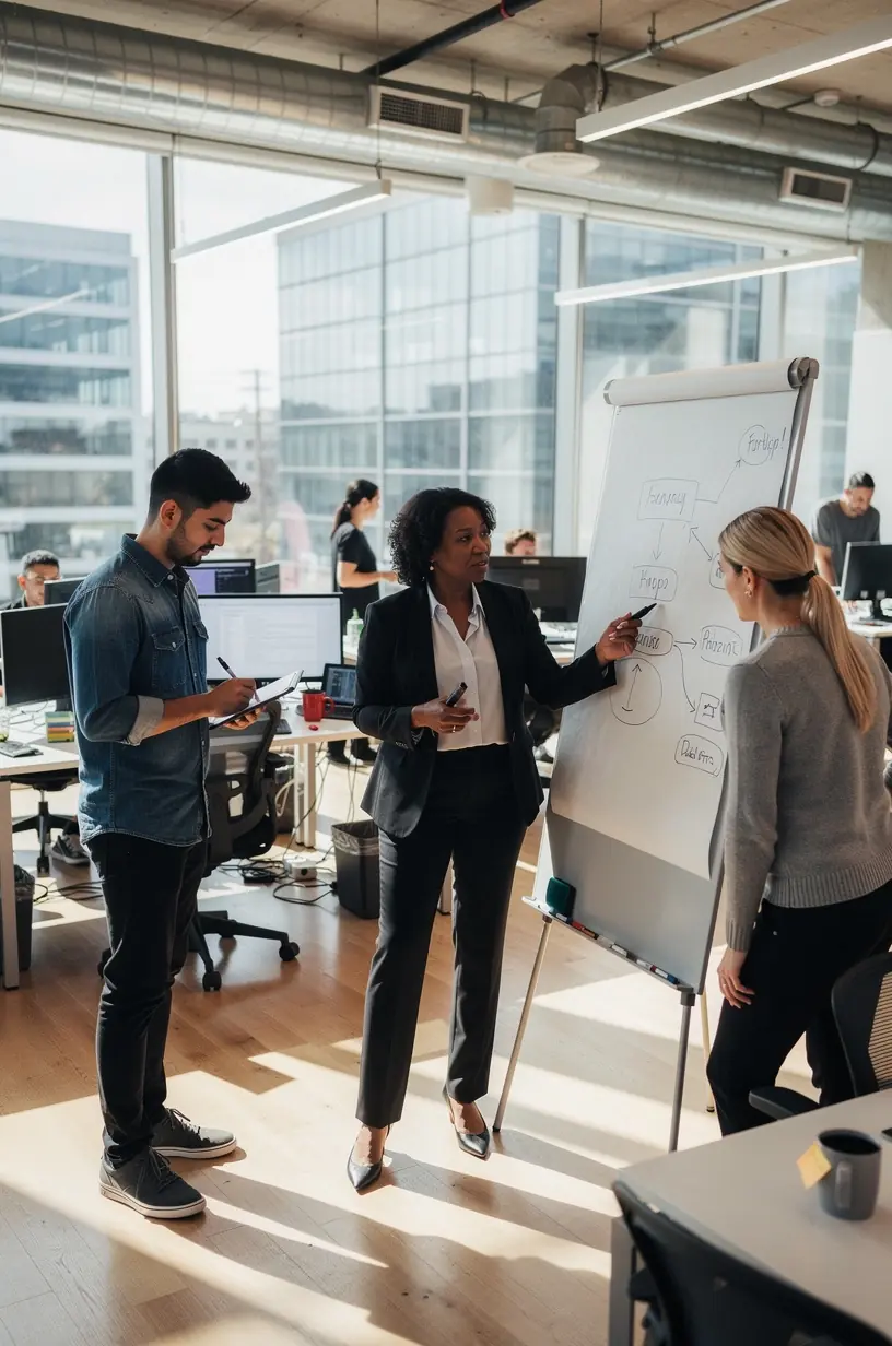 Identifying workflow bottlenecks for process improvement.