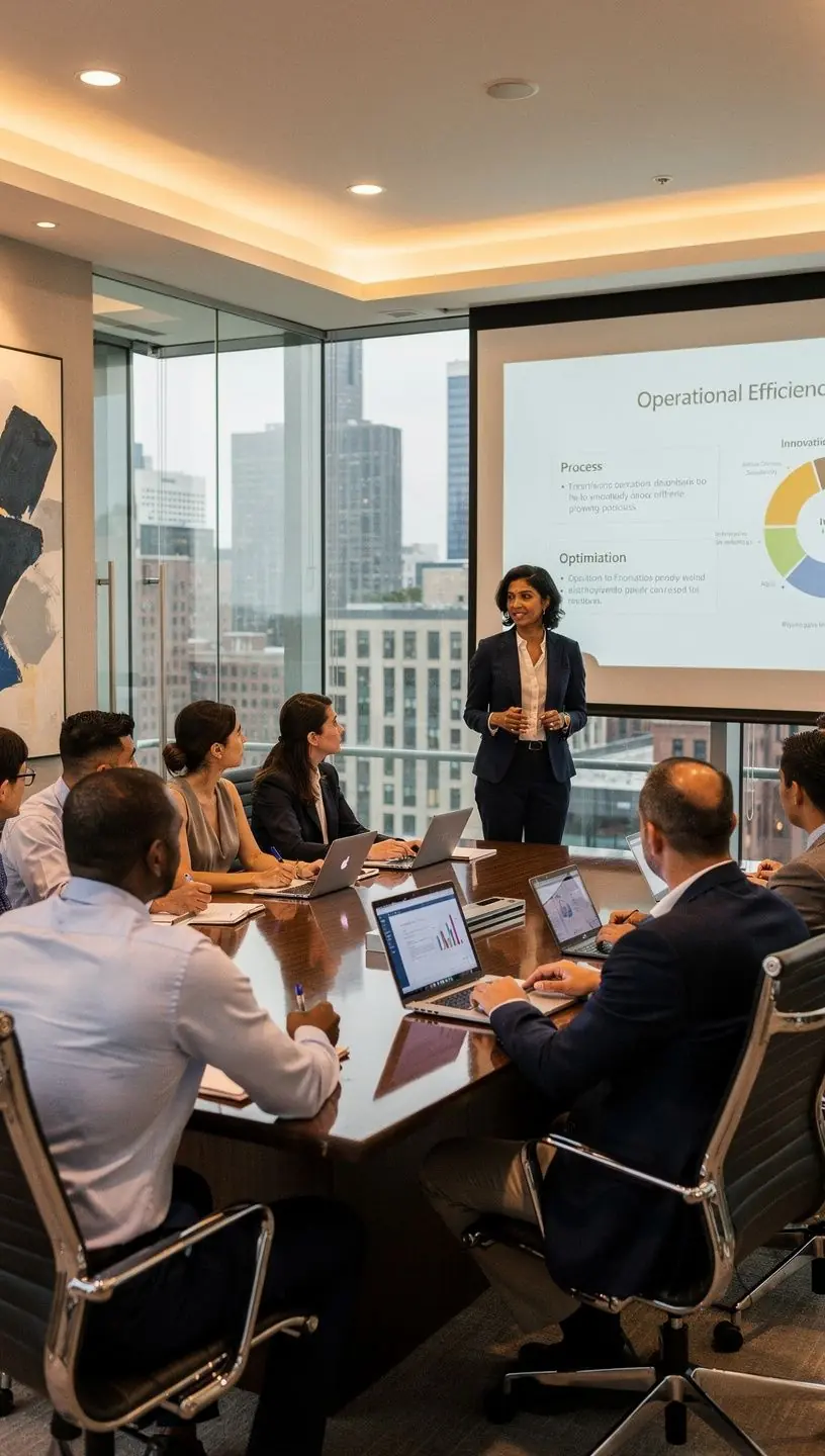 Analyzing process mapping for workflow efficiency improvements.