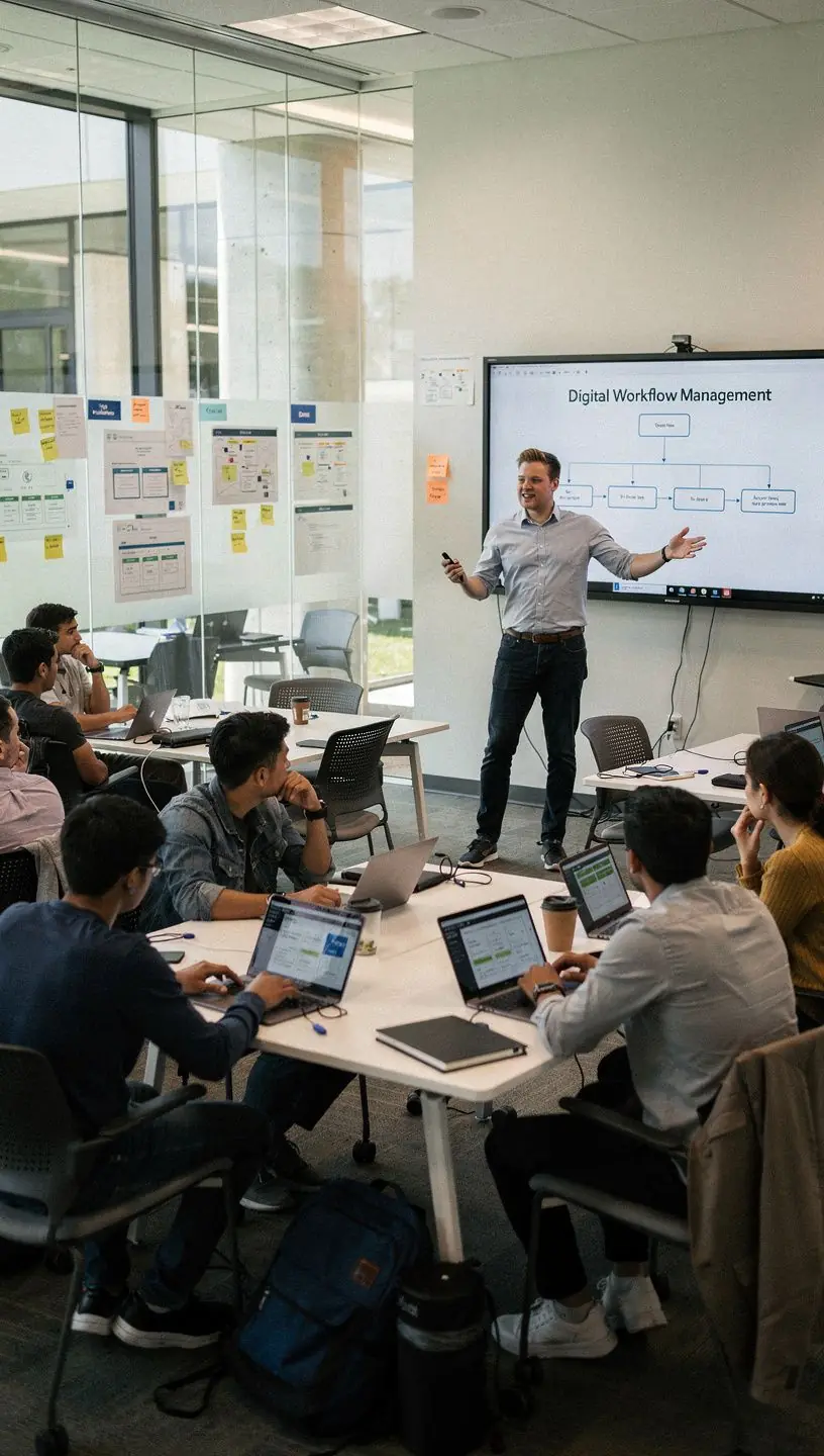 Business success celebration