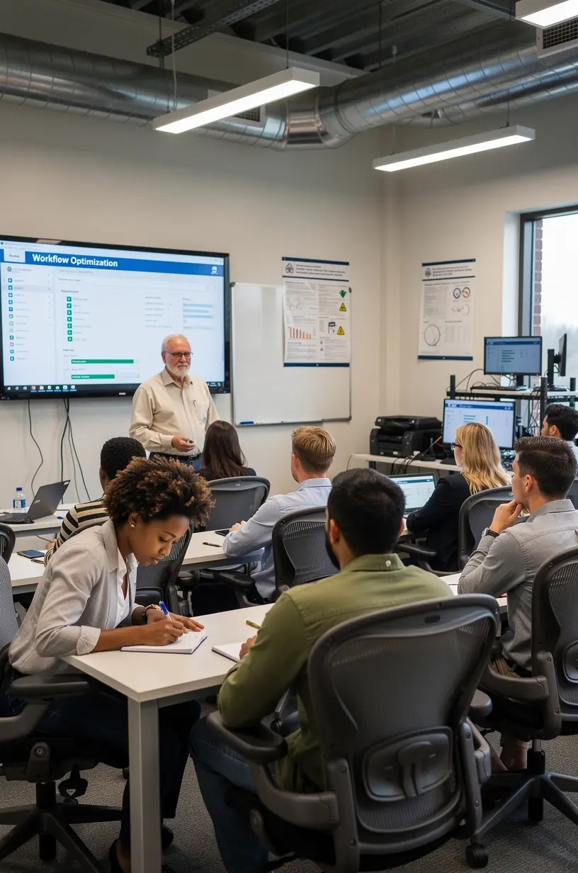 Professional team collaboration